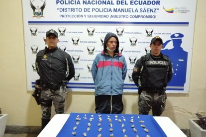 El detenido tiene historial delictivo.