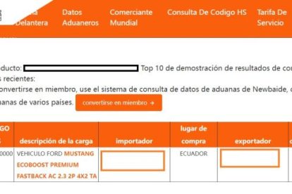 Reporte de compra de un vehículo de las mismas características del que fue quemado.
