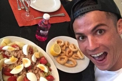 Alimentos  naturales son los elegidos por CR7. No están permitidas las bebidas azucaradas y el alcohol.