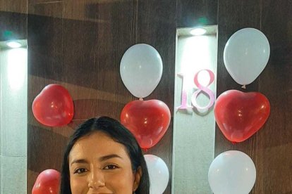 Romina Flores, estudiante de medicina.