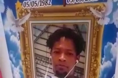 Con una fotografía y una vela es velado José Quiñónez.