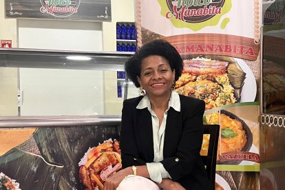 Mariela Zamabrano ha estado a caro del Sabor típico manabita desde hace más de 30 años...