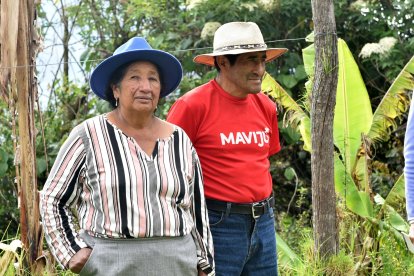 La pareja se conoció de jóvenes durante una cosecha.