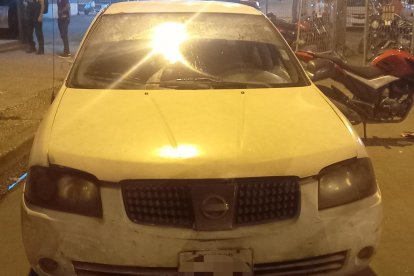 Los ’pelados’ estaban en el vehículo, que utilizaron para intentar escapar.