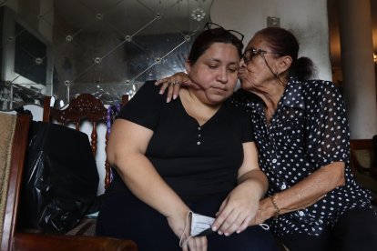 Mercedes agradece a Dios y al ‘ángel’ que le envió para que las ayudara ese día.