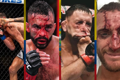 Así quedaron Cruz, Font, Edgar y Grant tras recibir la 'furia' chonera.