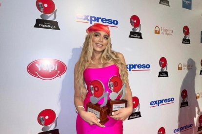 La guayaquileña está nominada para los premios REM de Sayce.