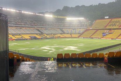 Así luce el estadio Monumental Banco Pichincha previo al choque entre Ecuador y Uruguay por el Sudamericano sub-17.