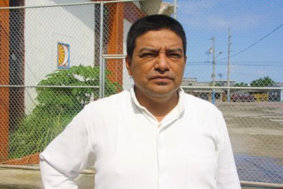 Pedro García, párroco, de la iglesia Virgen del Cisne.