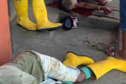 Unas de las víctimas mortales del ataque en Esmeraldas.