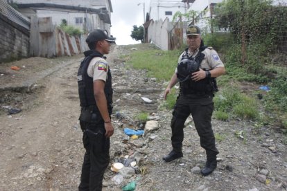 El teniente coronel Roberto Santamaría señaló la vía de 