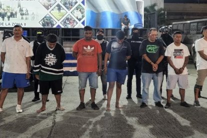 Los detenidos fueron presentados en el cuartel Modelo.