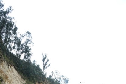 En el deslave del 27 de febrero no hubo heridos, pero el parqueadero municipal se cerró.