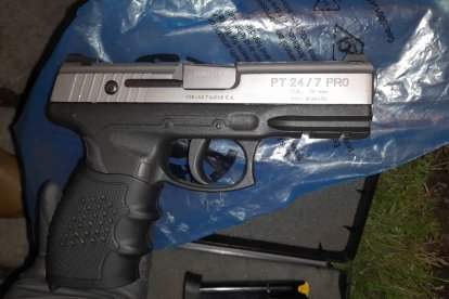 El arma de fuego es de origen 'gringo'.