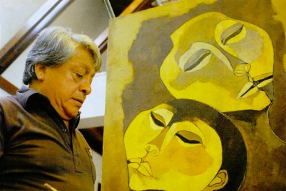 El importante pintor Oswaldo Guayasamín falleció a cuatro meses de cumplir 80 años.