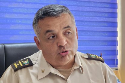 Coronel Julio César Vásquez García, comandante de la subzona Esmeraldas.