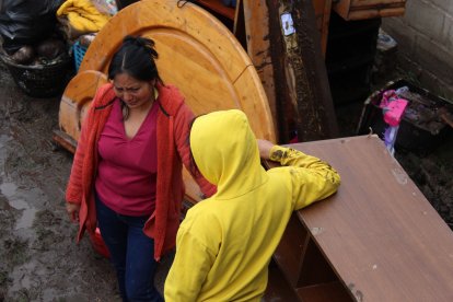 Silvia Pintado estaba desconsolada por lo acontecido.