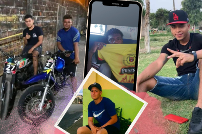 Edison Stalin Tinoco Bazurto, Edison Joao Pico Arellano, Carlos Romario Arboleda, Mario Joel González Lara y Eliud Delberth Loor Espinoza.