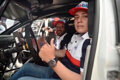 Martín Navas (d) y su copiloto Luis Mena (i) han formado una gran dupla de cara a la presente temporada.