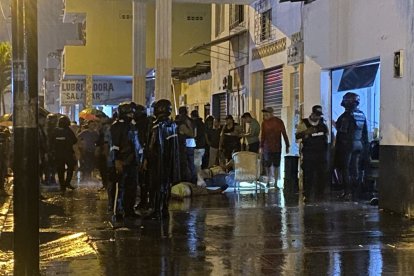 Desde la noche de la matanza el taller no   ha vuelto a abrir sus puertas. Está cerrado.