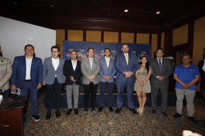 Presentación de la Liga BasquetPro, EN RUEDA PRENSA EN EL EDIF.BANKERS CLUB, AV.MALECÓN E ILLINWORT, 05 DE MAYO  DEL 2023- AMELIA ANDRADE Guayaquil-Ecuador Agencia (Ag-ecpreso)