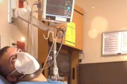 El hombre estaba hospitalizado y fue interrogado.