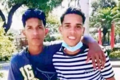 Los hermanos Jhon y Jeico Reyes Vivero, de 20 y 22 años.
