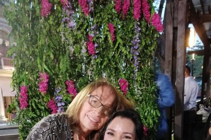 Clarita Ayala , durante 30 años, peinó y maquilló a Tania.