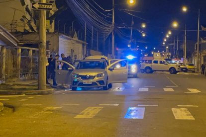 El comerciante quedó dentro del vehículo en que se movilizaba