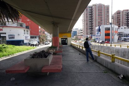 En este espacio se ubican las personas en situación de calle para pasar las noches.
