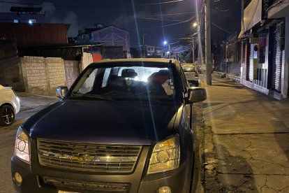 A este vehículo habían embarcado al perjudicado, según informó la Policía Nacional.