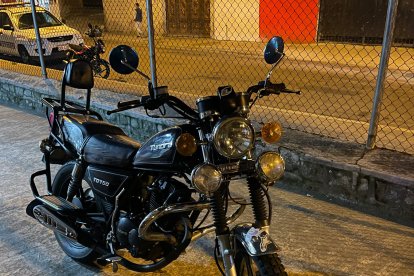 En esta motocicleta circulaba con normalidad el ciudadano venezolano.