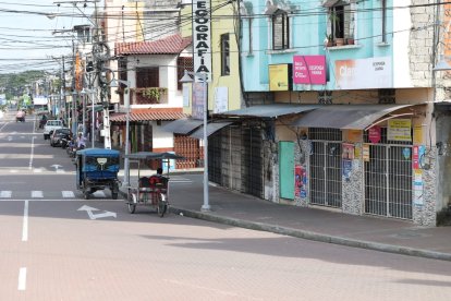 Ambiente en Yaguachi durante la tarde del viernes 2 de junio. Los lugareños sienten temor debido al asesinato de La Mole, sucedido en horas previas.