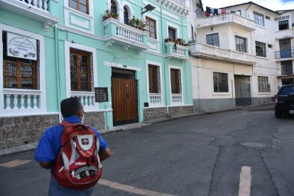 En la casa rosada perdió la vida la mujer.