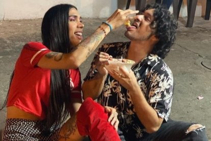 la Brabdon abrió una cuenta en Onlyfans y el contenido lo realiza junto a Felipe Crespo