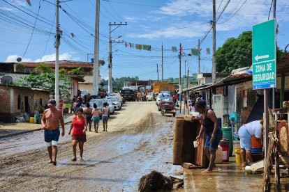 El agua bajó y el lunes 5 de junio de 2023 ya se mostraba todo el estrago causado por las inundaciones.