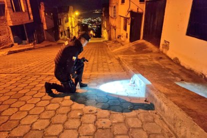 Antes de hacer explotar los artefactos, los agentes hicieron una revisión.