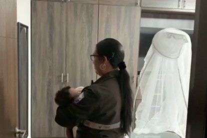 La menor de edad fue llevada a una casa de acogida de la capital.