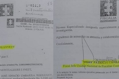 Solicitud de la fiscal Conejo en la que pedía que no se cambiara al investigador.