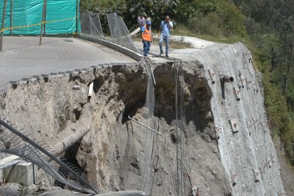 Un equipo técnico permanece monitoreando la zona.