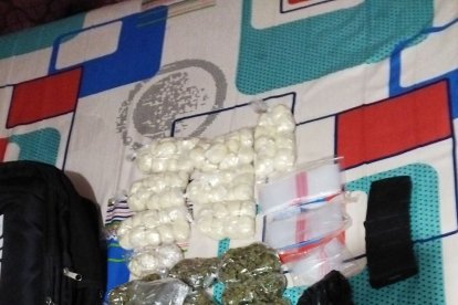 Se decomisó droga.