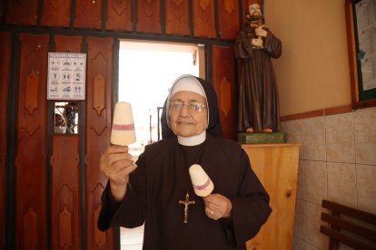 El postre multicolor fue creación de una monjita franciscana.