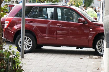 En este vehículo se movilizaba la víctima cuando fue atacada.