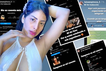 Luisa Espinoza  denuncia que usan su nombre con cuentas falsas