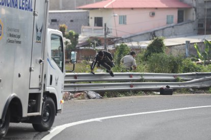 Los agentes buscaban la cabeza del hombre desmembrado.