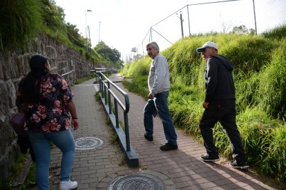 En el paso peatonal Pedro Pecador los robos son frecuentes. Piden resguardo.