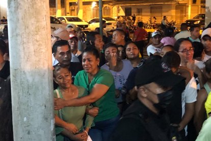 Patricia Gonzáles presenció el ingreso del cadáver de su único hijo.