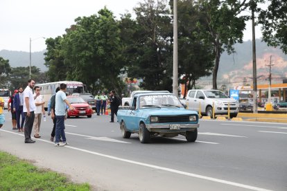 La reconstrucción de los hechos se realizó en el mismo lugar del accidente.