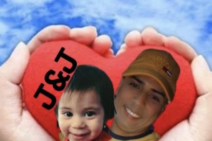 Jair y Jailyn juntos en una fotografía familiar