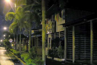 Así luce la Ruta del Río, que en una época fue una zona bastante concurrida.